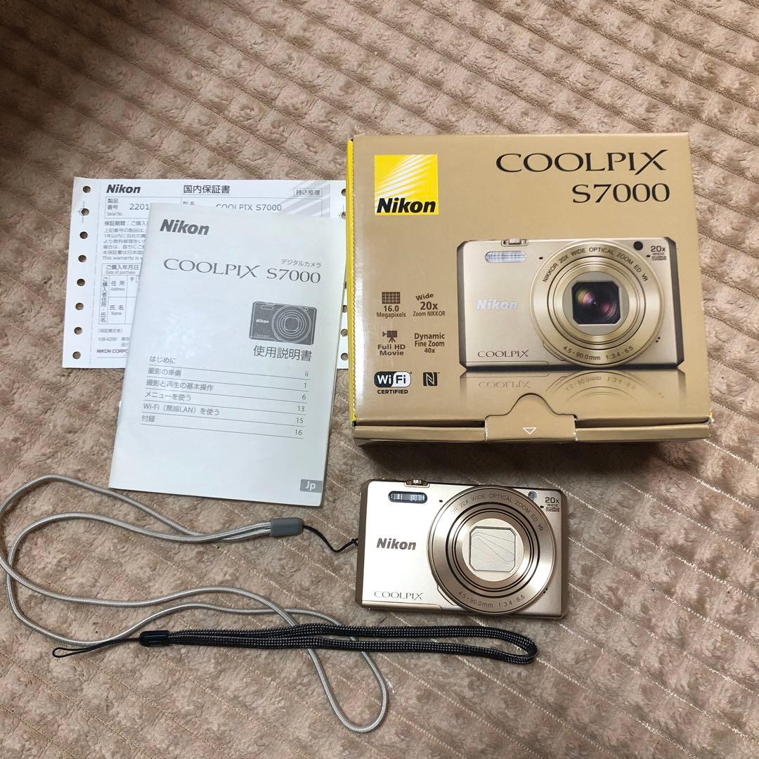 【美品】Nikon COOLPIX S7000 20倍光学ズーム