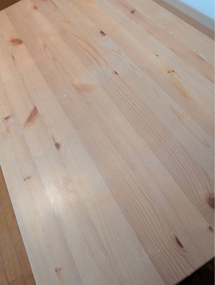 【送料込】無印良品 MUJI 木製デスク パイン材 学習机 テーブル 木製家具