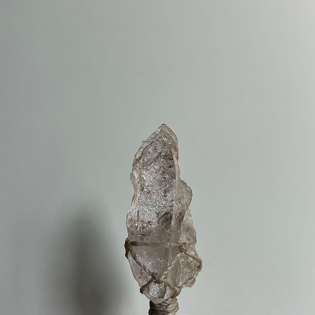 ヒマラヤ水晶 ＊ マクラメペンダント ネックレス 50