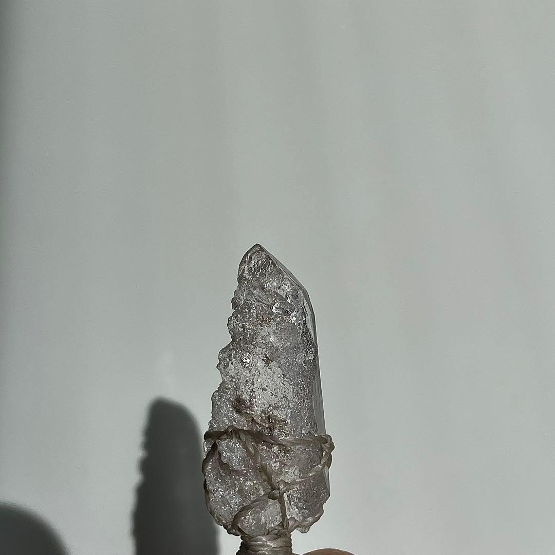 ヒマラヤ水晶 ＊ マクラメペンダント ネックレス 50