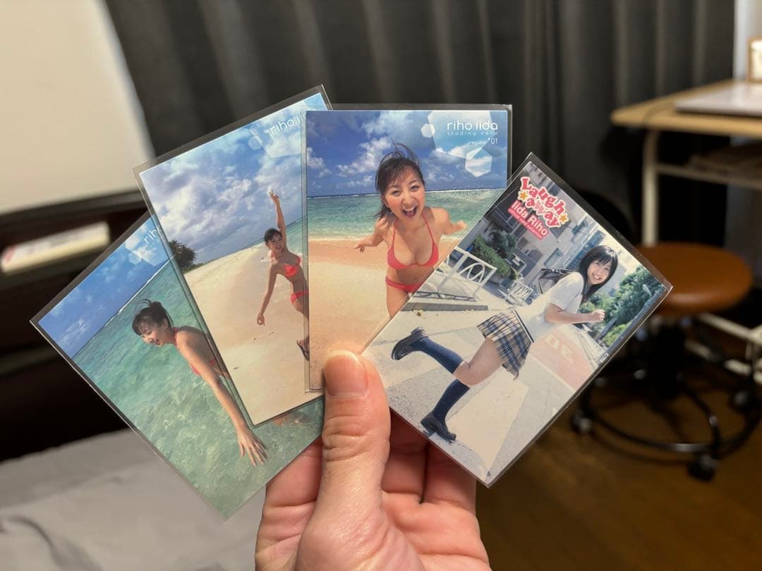 飯田里穂トレカ anotherりっぴー トレカ47種類＆バインダーセット＋おまけ