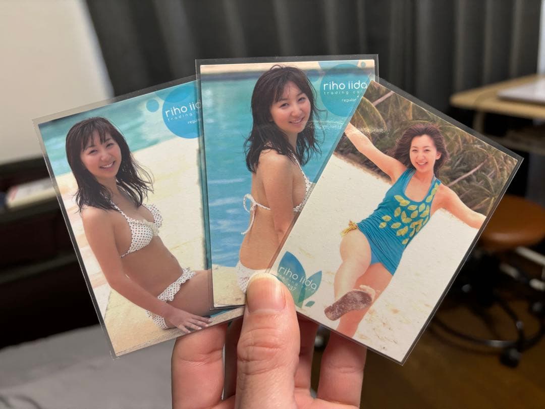 飯田里穂トレカ anotherりっぴー トレカ47種類＆バインダーセット＋おまけ