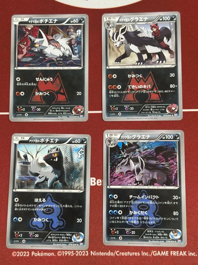 ポケモンカードゲームXY 「マグマ団VSアクア団　ダブルクライシス セット