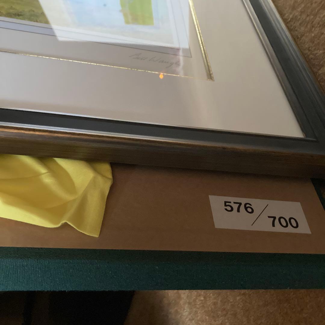 全英オープン他有名ゴルフコース全7枚セット240/700 Bill Ｗaugh作