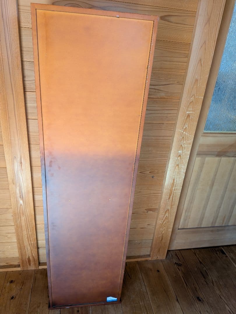 ②カルトーネ 木製 コレクションケース 塩川光明堂 飾り棚 ガラス8枚