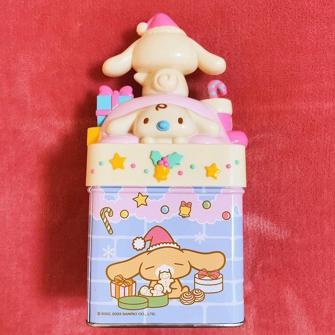 希少レア　シナモロール　フレンズ　缶ケース　2003年製 サンリオ　平成レトロ