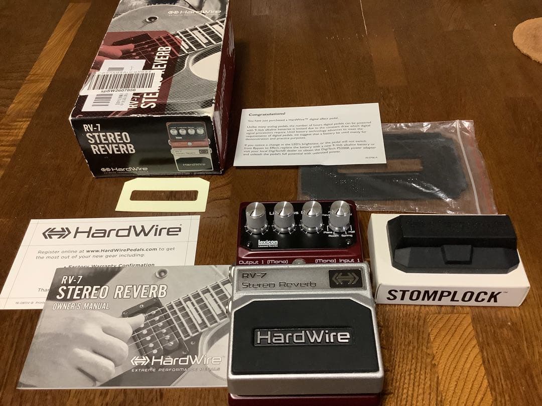 ギター Digitech HardWire RV-7 Stereo Reverb
