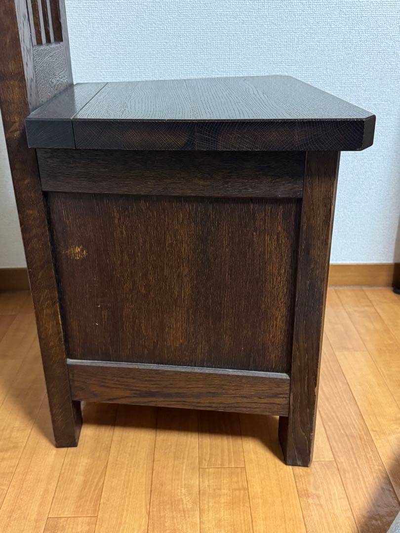 飛騨産業 HIDA家具 キツツキ ハンガーラック ベンチ コート 鏡台