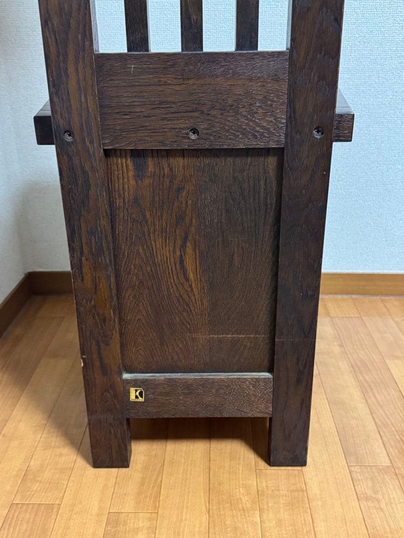 飛騨産業 HIDA家具 キツツキ ハンガーラック ベンチ コート 鏡台