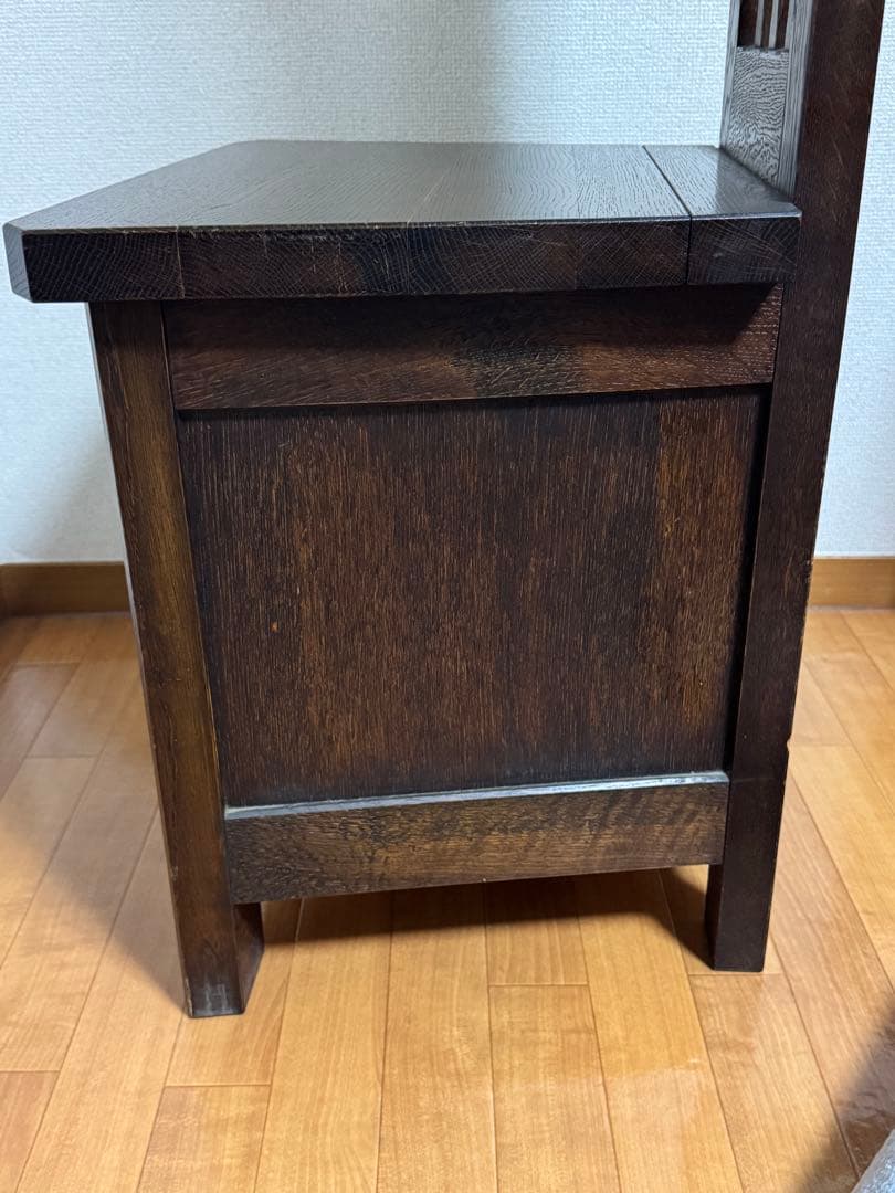 飛騨産業 HIDA家具 キツツキ ハンガーラック ベンチ コート 鏡台