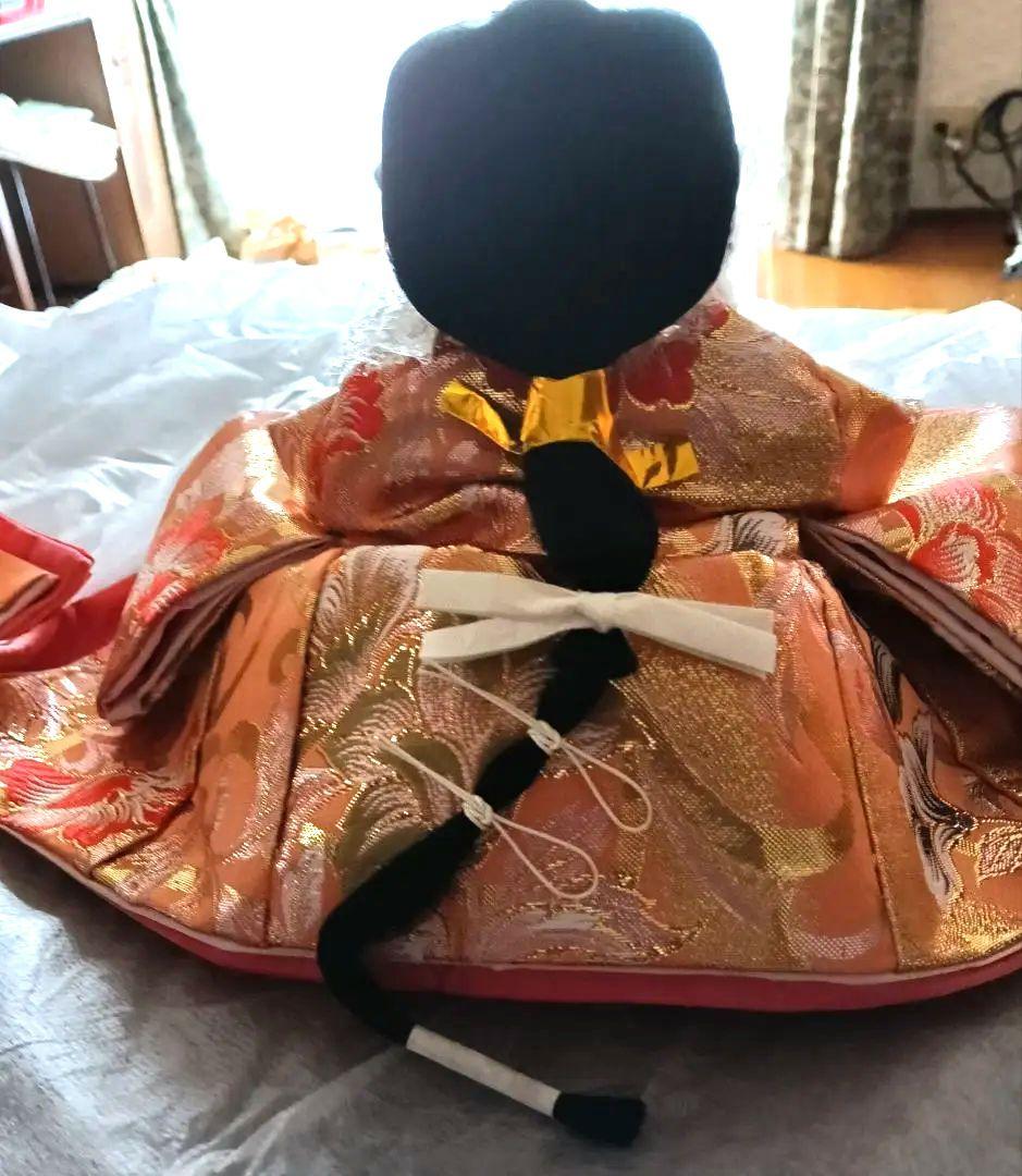 三人官女　お雛様　西陣織　中古品　ひな祭り　美品