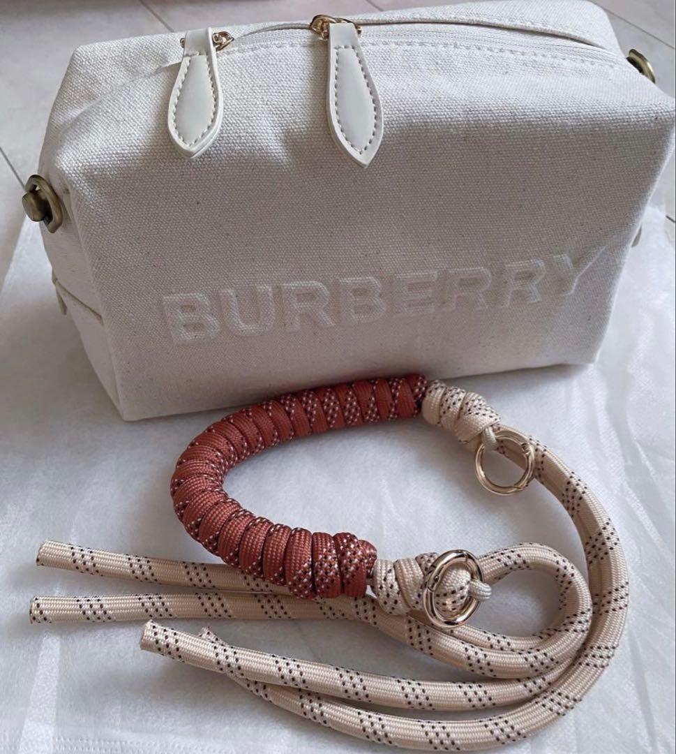 BURBERRY ノベルティ キャンバスワンショルダーバック
