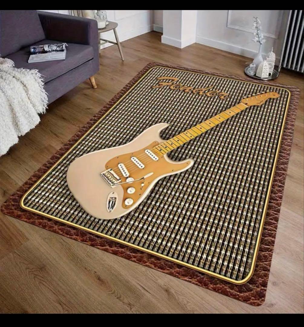 ぴ*あ様 FENDER　guitar ラグマット　新品未使用　ストラトキャスター