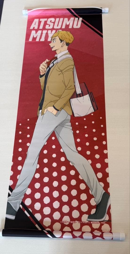 ハイキュー 宮侑 アクスタ、アクキー、缶ケース、タペストリー 9点セット