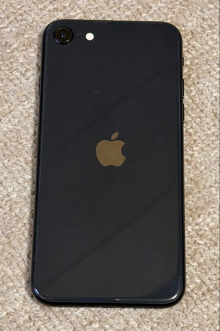 フィルム&ケース付 iPhone SE2 ブラック 128GB SIMフリー