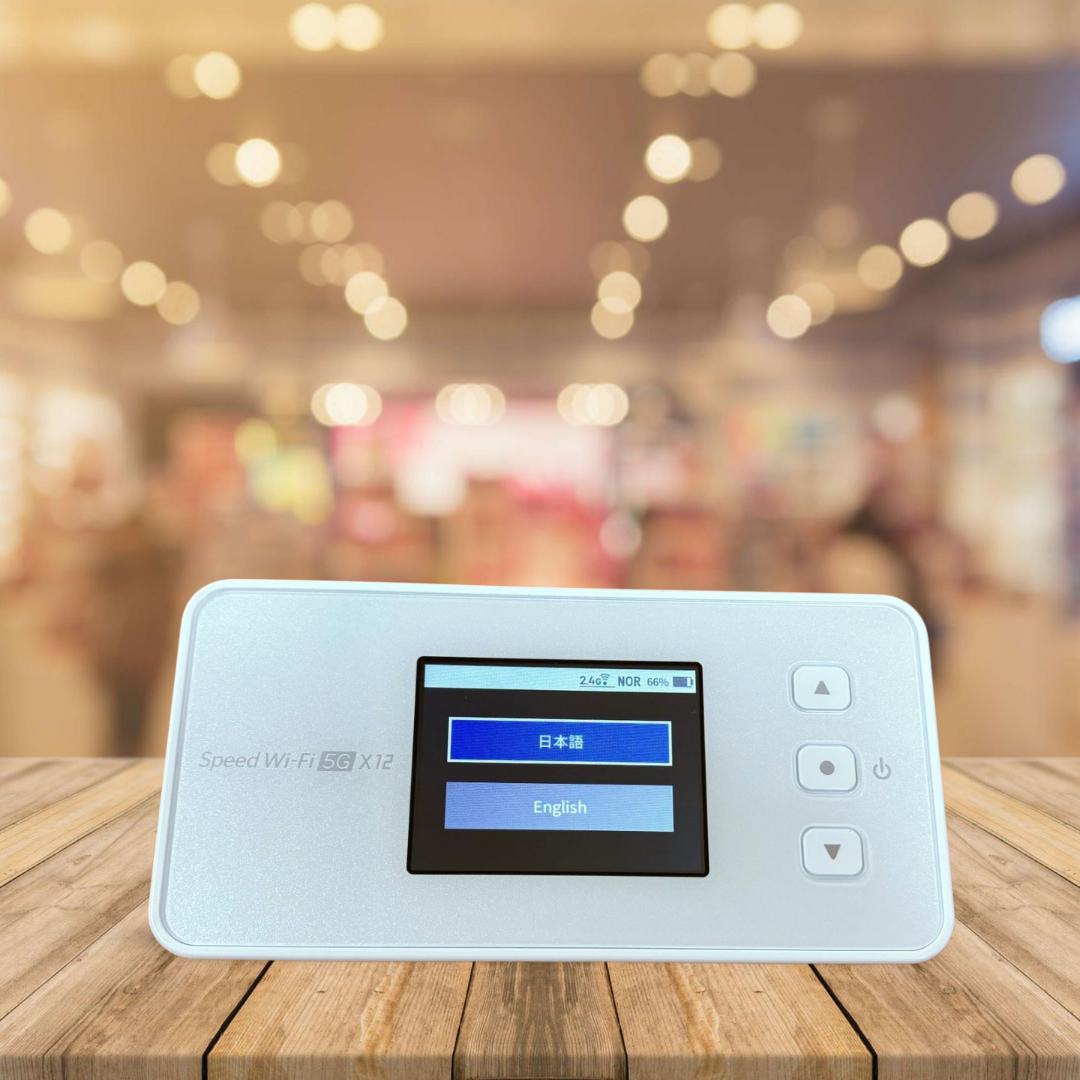 【美品】Speed Wi-Fi 5G X12 本体＋ACアダプタ＋ケーブル