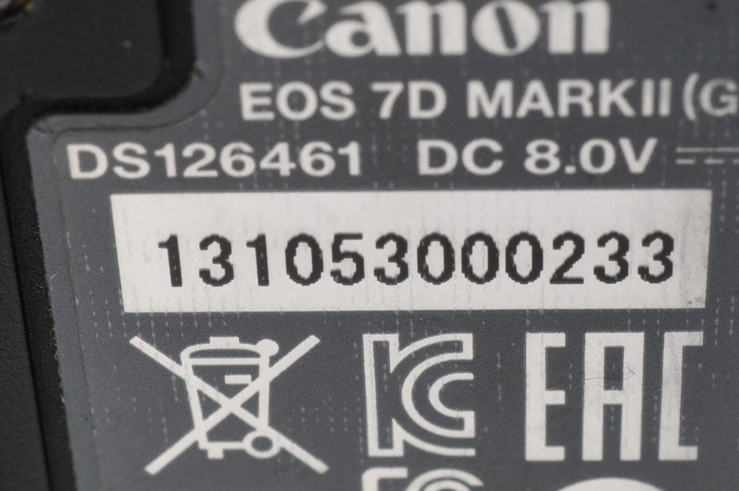 Canon キヤノン EOS 7D Mark II Ⅱ 2 ボディ #1337