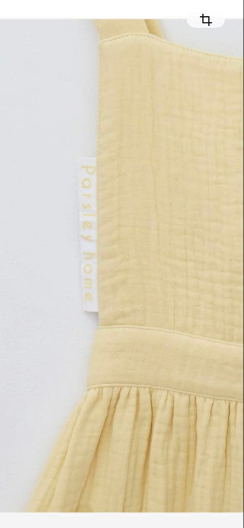 parsley ☆パセリコットンガーゼエプロン。