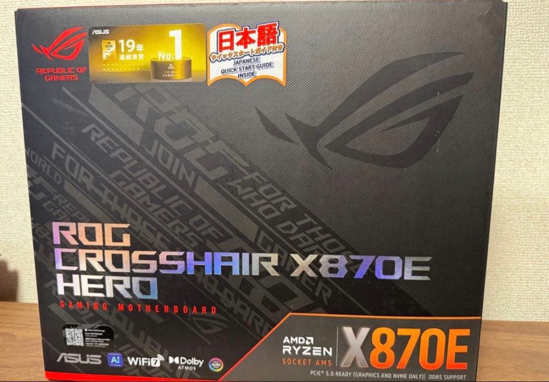 ASUS ROG CROSSHAIR X870E APEX 新品未使用