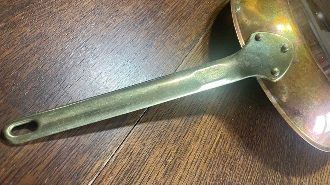新光金属　純銅 エンペラー COPPERWARE 銅フライパン 直径約26cm