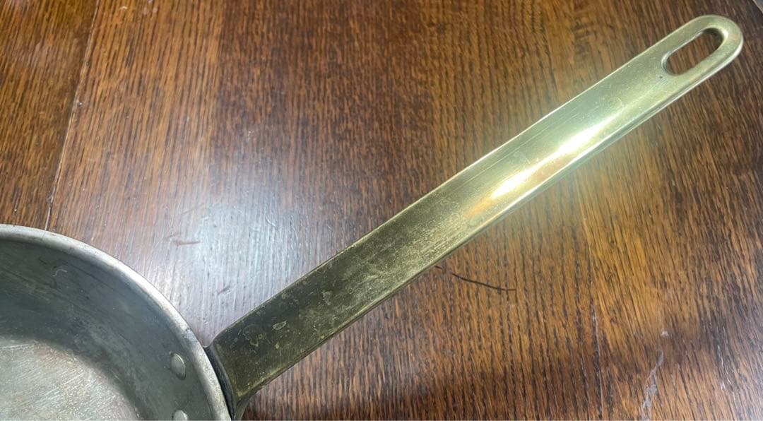 新光金属　純銅 エンペラー COPPERWARE 銅フライパン 直径約26cm