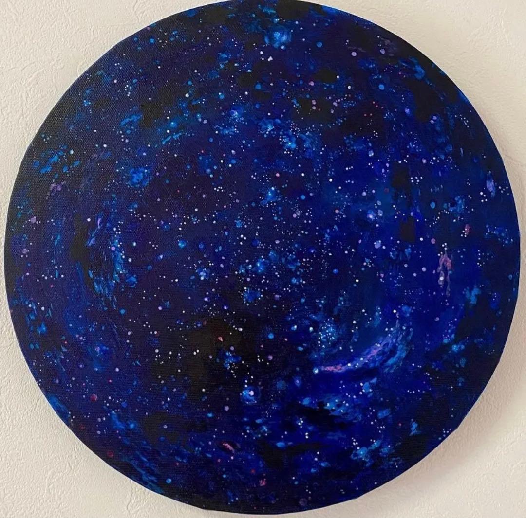 絵画　空の絵　星空　ファンタジーな絵