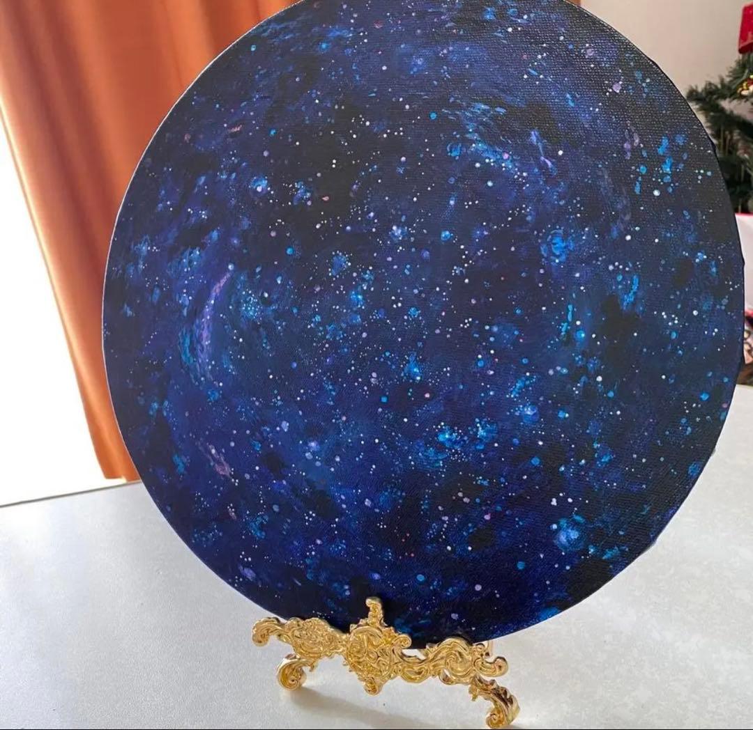 絵画　空の絵　星空　ファンタジーな絵