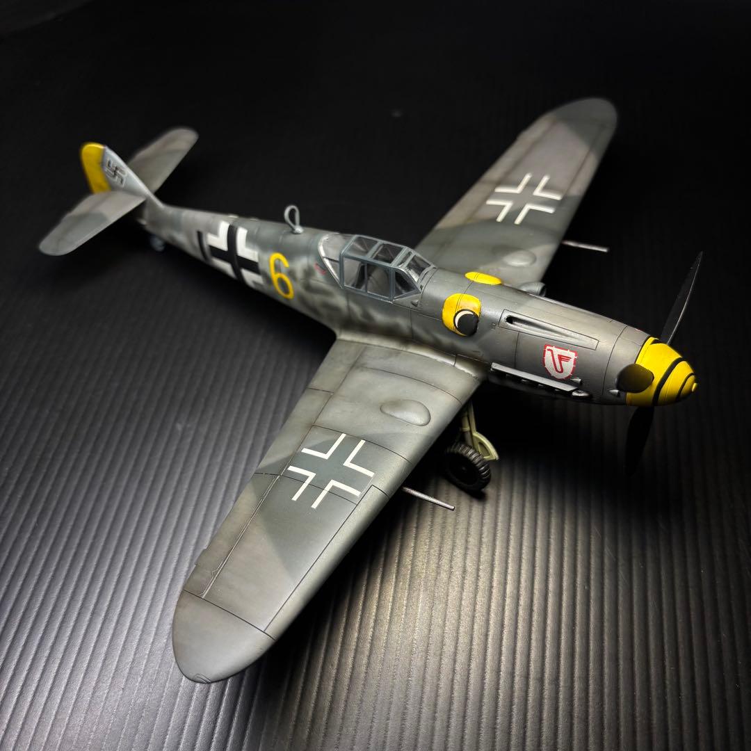 メッサーシュミットBf109G 1/48プラモデル完成作品