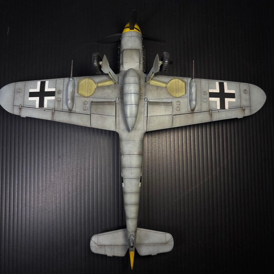 メッサーシュミットBf109G 1/48プラモデル完成作品