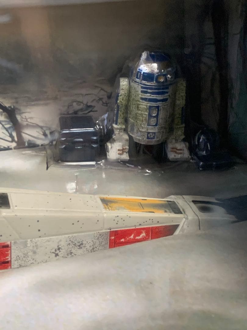 ム*シ様 ⭐︎STAR WARS X-wing Fighter with R2D