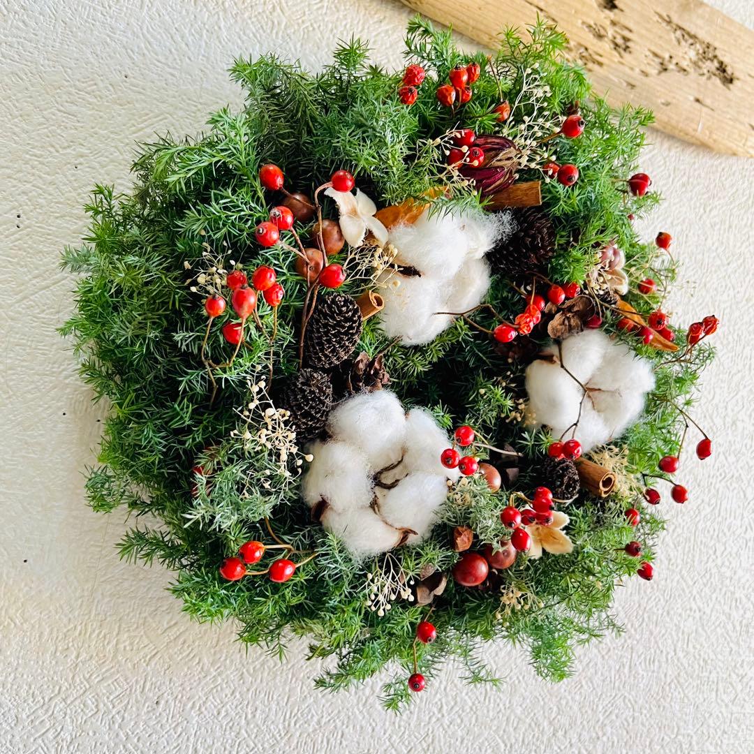 クリスマスリース　キャンドルリース