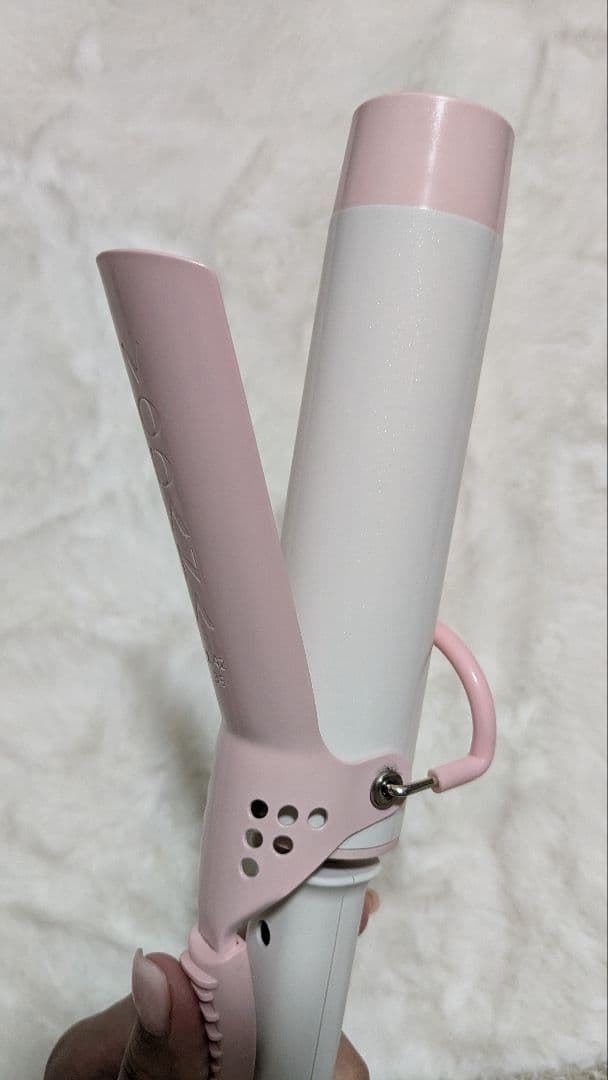 【本体のみ】VODANA カールアイロン 36mm ストロベリークリーム