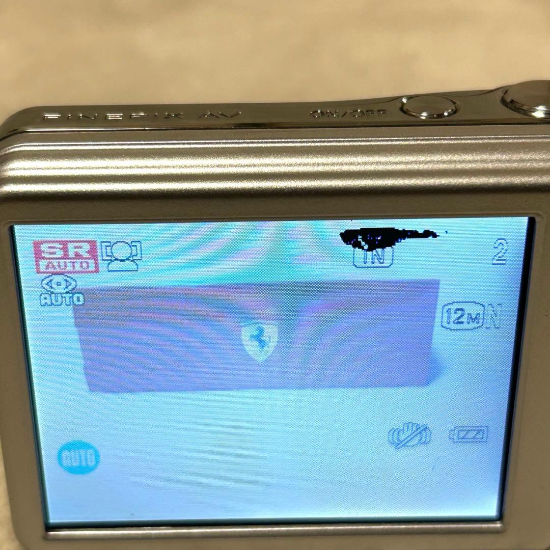 【美品 動作確認済】富士フイルム FinePix AV130 シルバー 電池式