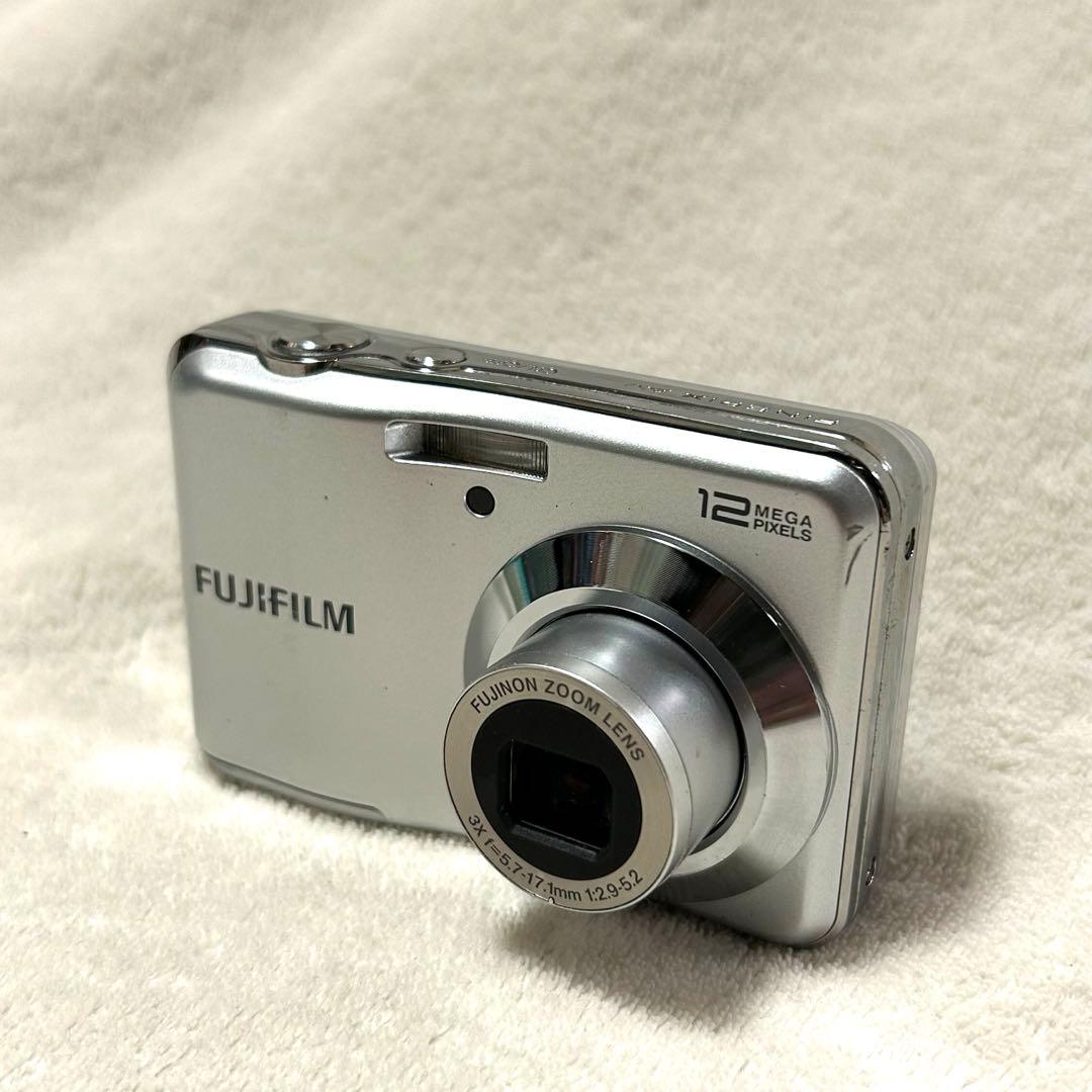 【美品 動作確認済】富士フイルム FinePix AV130 シルバー 電池式
