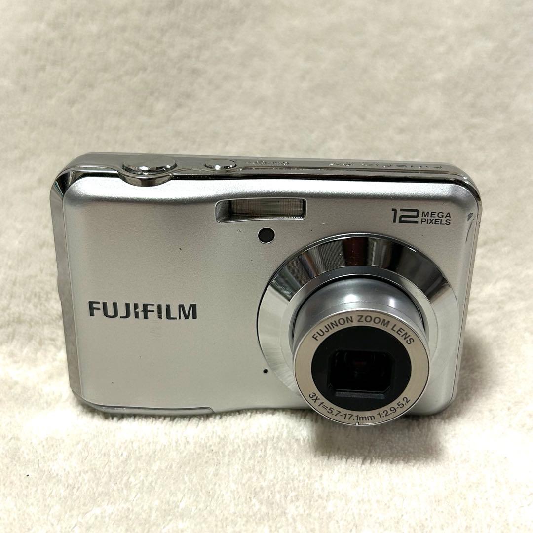 【美品 動作確認済】富士フイルム FinePix AV130 シルバー 電池式