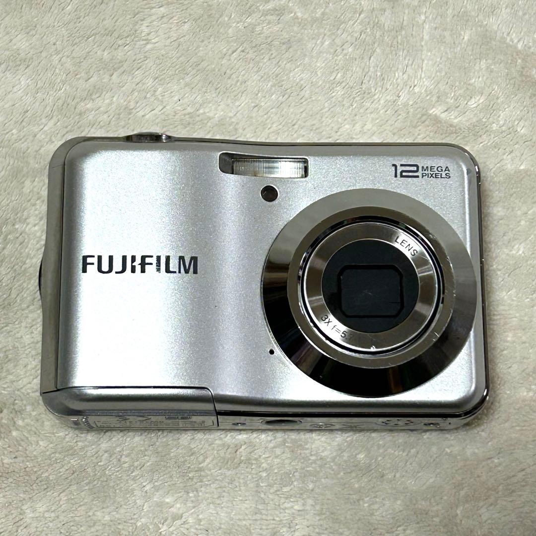 【美品 動作確認済】富士フイルム FinePix AV130 シルバー 電池式