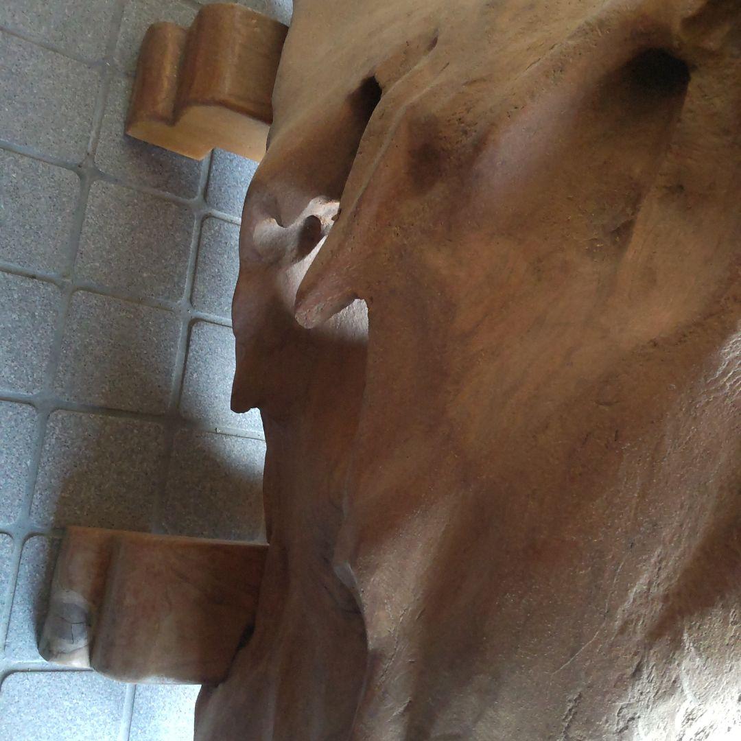 筋斗雲　置物　木　衝立