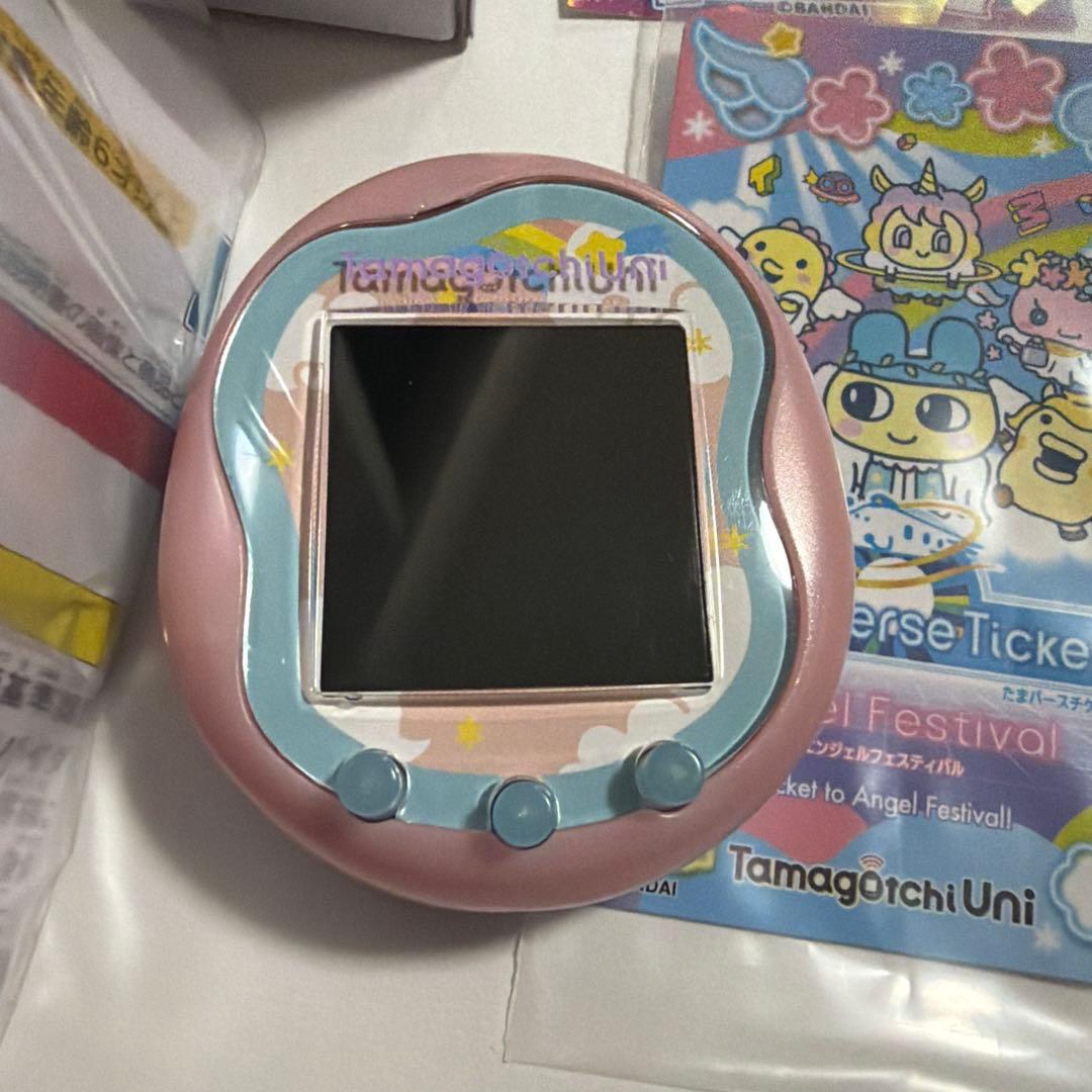 動作確認済 美品Tamagotchi Uni エンジェル おまけポーチ付き