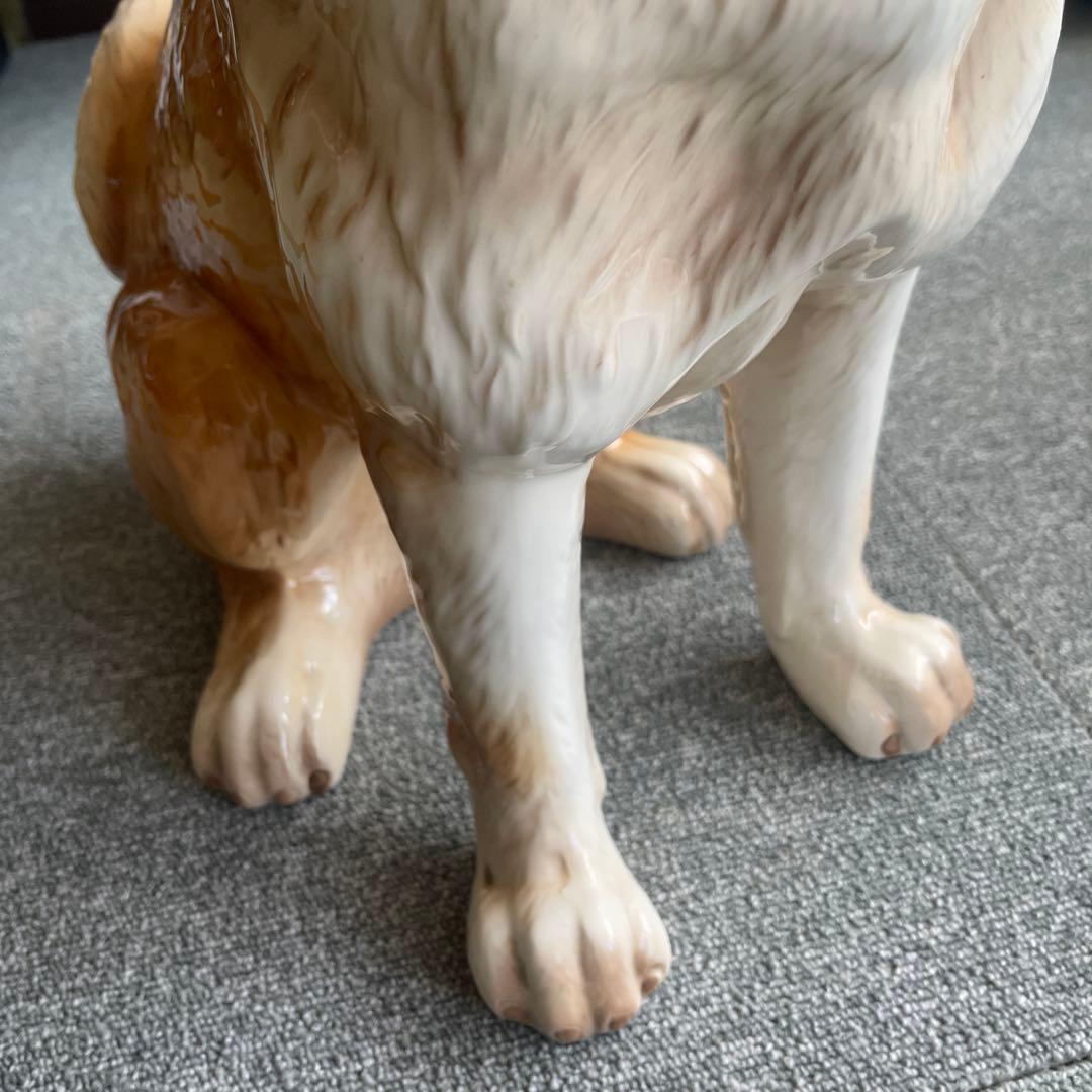 柴犬　陶器　加藤工芸　赤柴　豆柴　等身大　【美品】