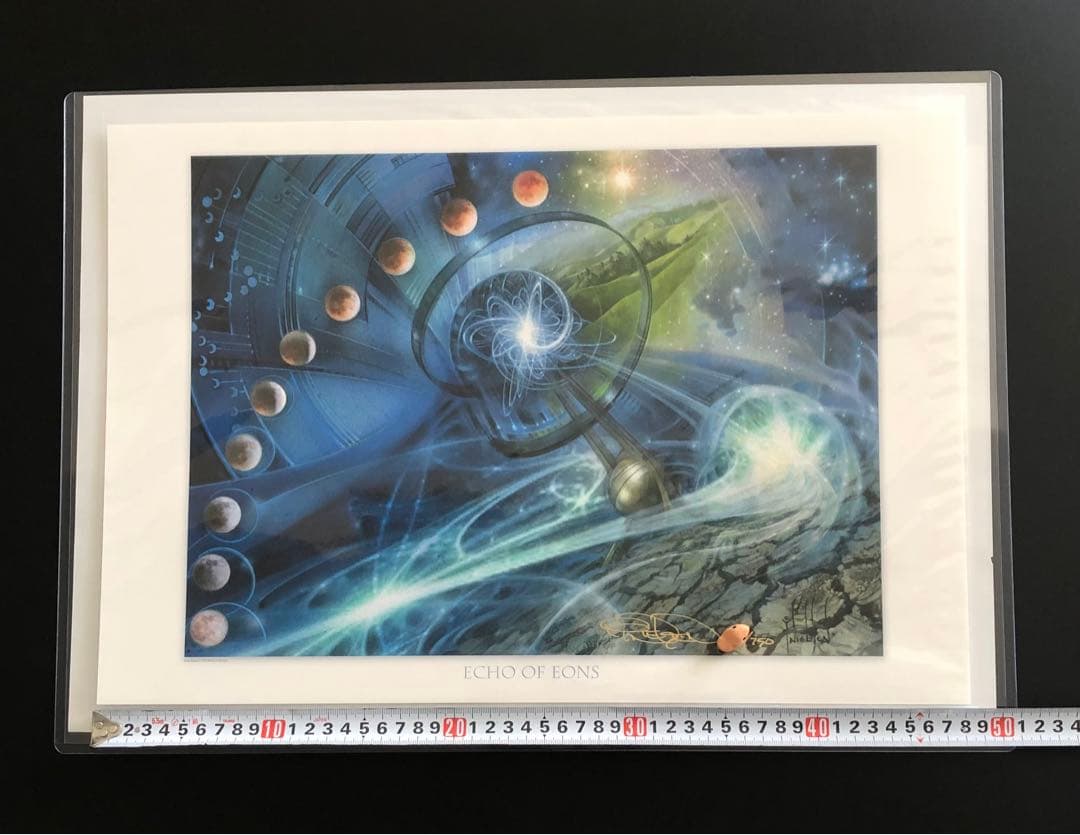 永劫のこだま Echo of Eons ニールセン　アートプリント　MTGサイン