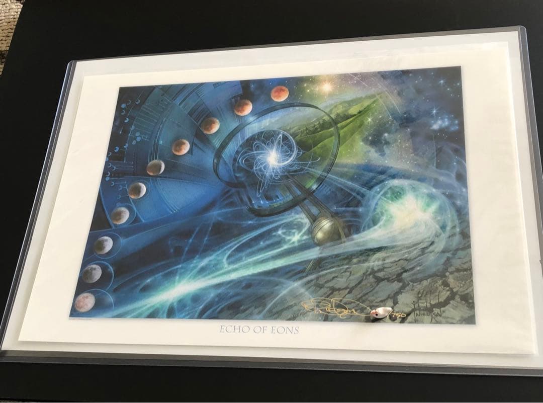 永劫のこだま Echo of Eons ニールセン　アートプリント　MTGサイン
