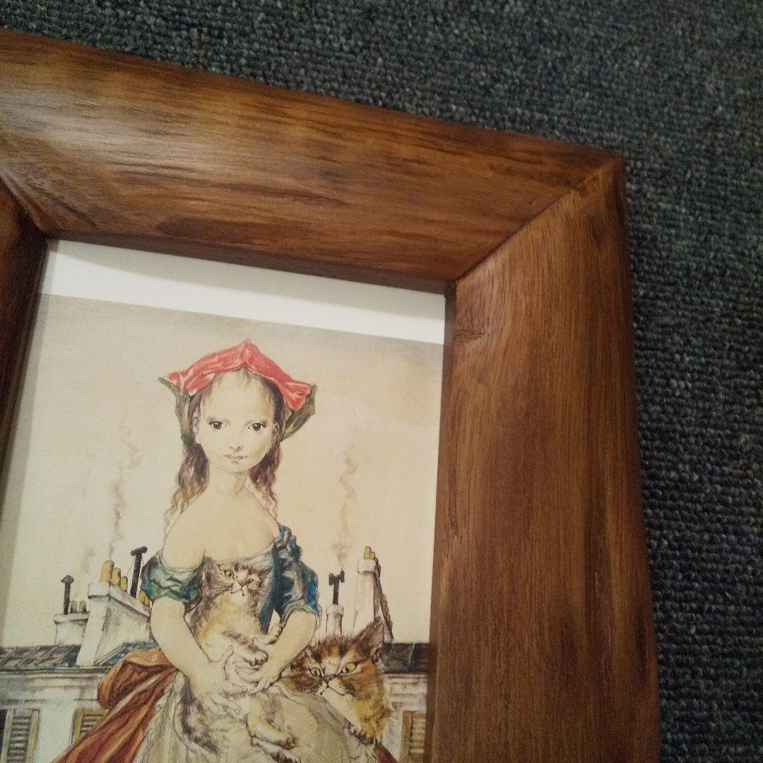 ご依頼品 藤田嗣治 ポストカード 少女 美術館グッズ レオナールフジタ