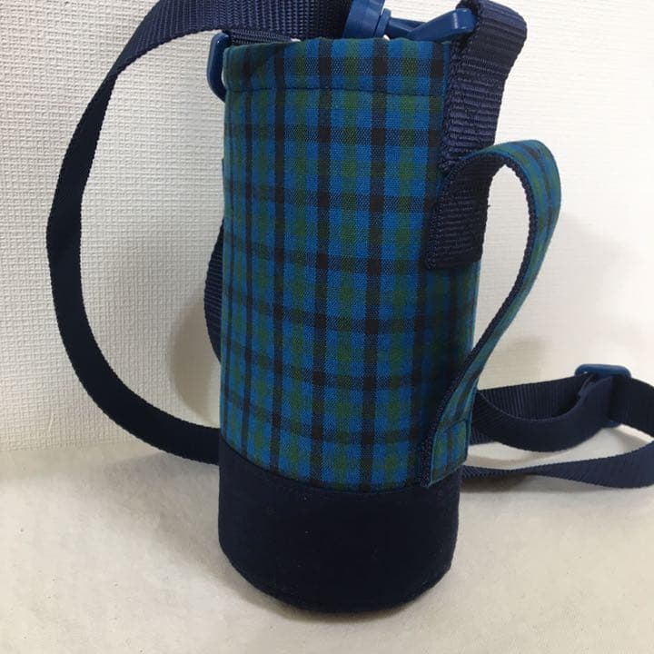 ハンドメイド　水筒　カバー　チェック