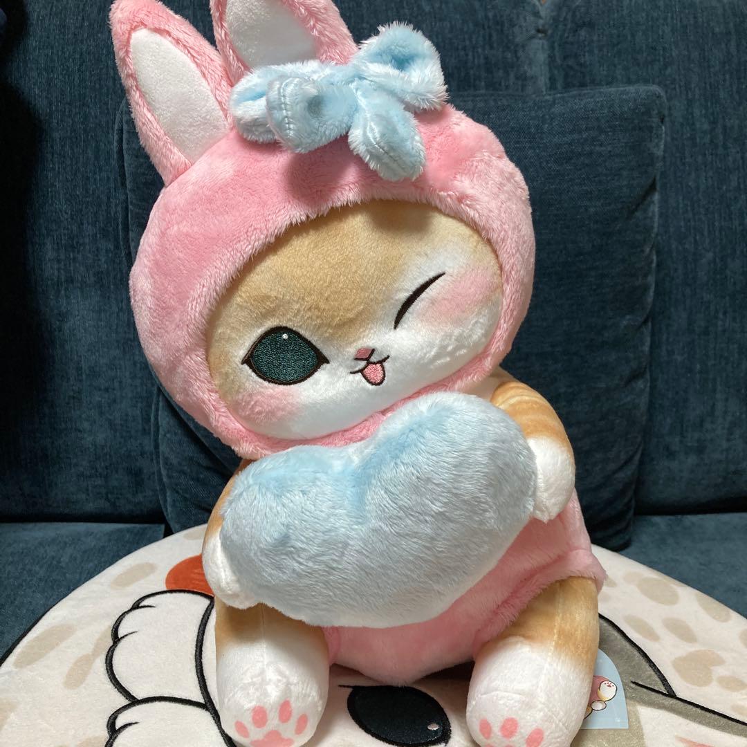 モフサンド　mofusand うさにゃんBIGぬいぐるみ　全2種コンプ