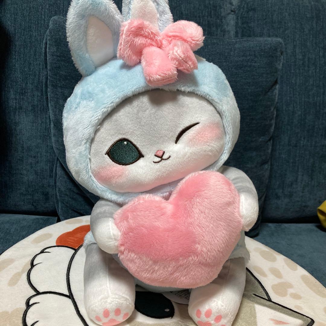 モフサンド　mofusand うさにゃんBIGぬいぐるみ　全2種コンプ