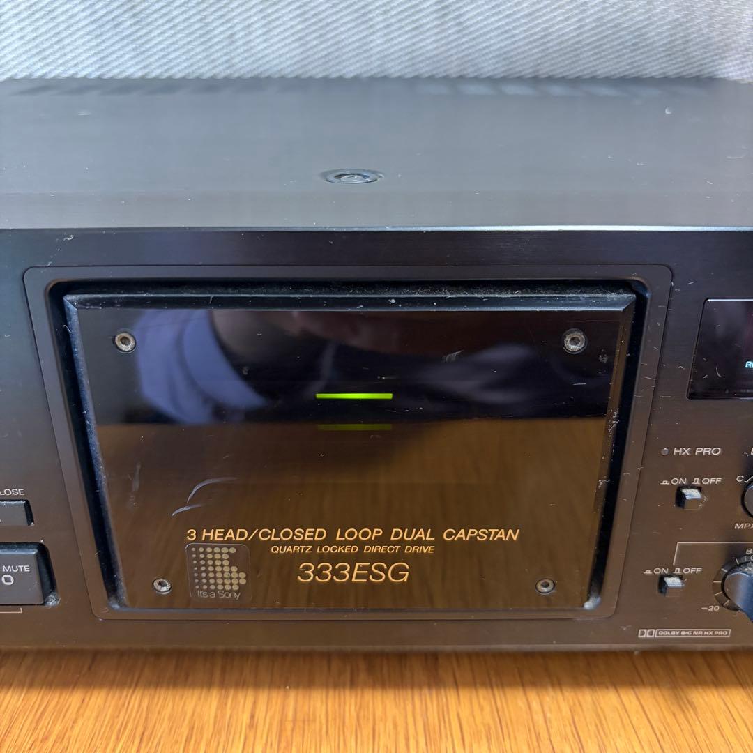 SONY TC-K333ESG カセットデッキ（ジャンク品）