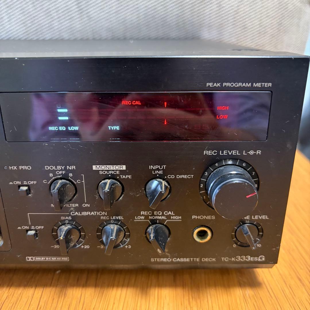 SONY TC-K333ESG カセットデッキ（ジャンク品）