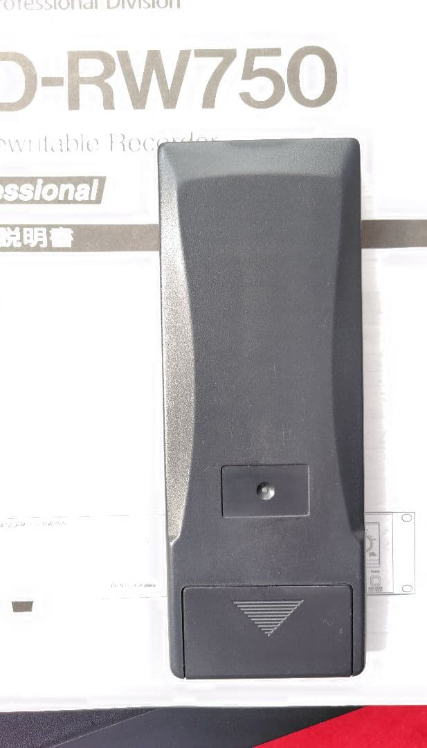 【故障品】TASCAMタスカム CD-RW750 CDレコーダー　リモコン取説付