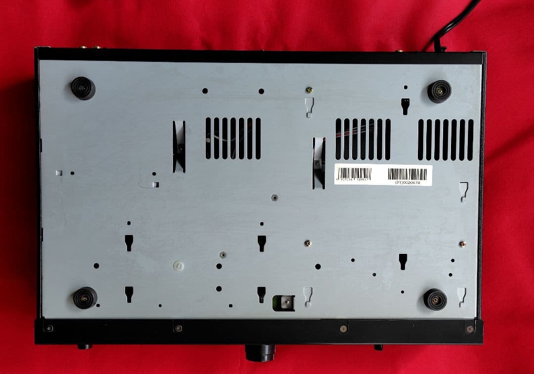 【故障品】TASCAMタスカム CD-RW750 CDレコーダー　リモコン取説付