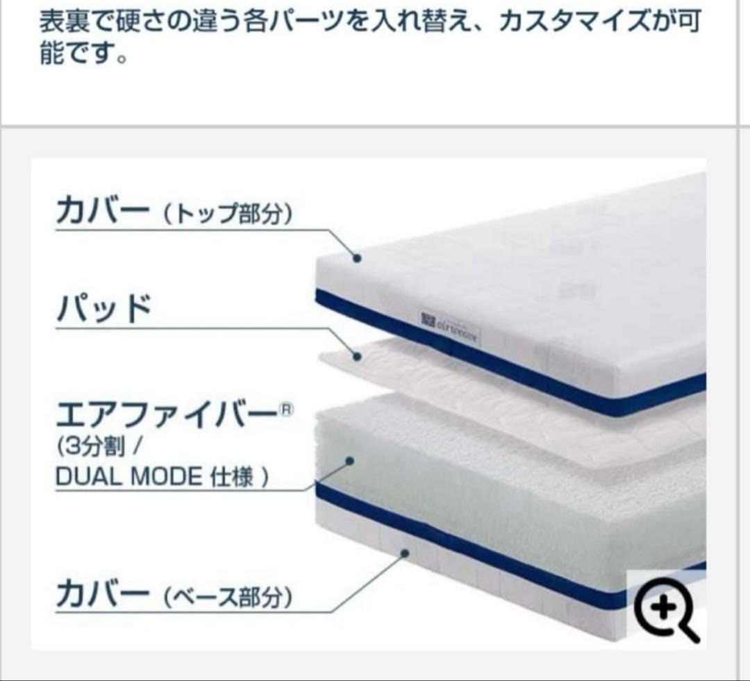 新品 未使用　エアウィーヴ　ベッドパッド セミダブル 敷きパッド　洗濯可　正規品
